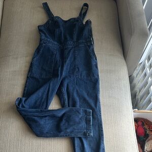J. Crew Dark Blue Denim Jumpsuit